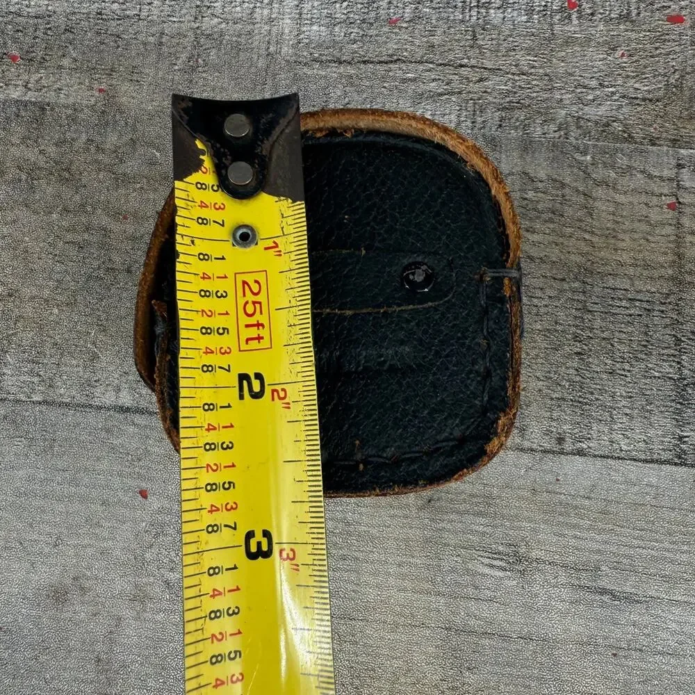 Vintage Vivatar Lens Case Black Snap Close Made in Japan